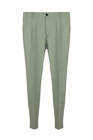 Pantalone in misto lana vergine verde BE ABLE | RICCARDOCCREGTBCMMENTA